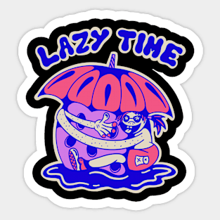 Lazy time! Sticker